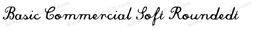 Basic Commercial Soft Roundedtrade字体转换